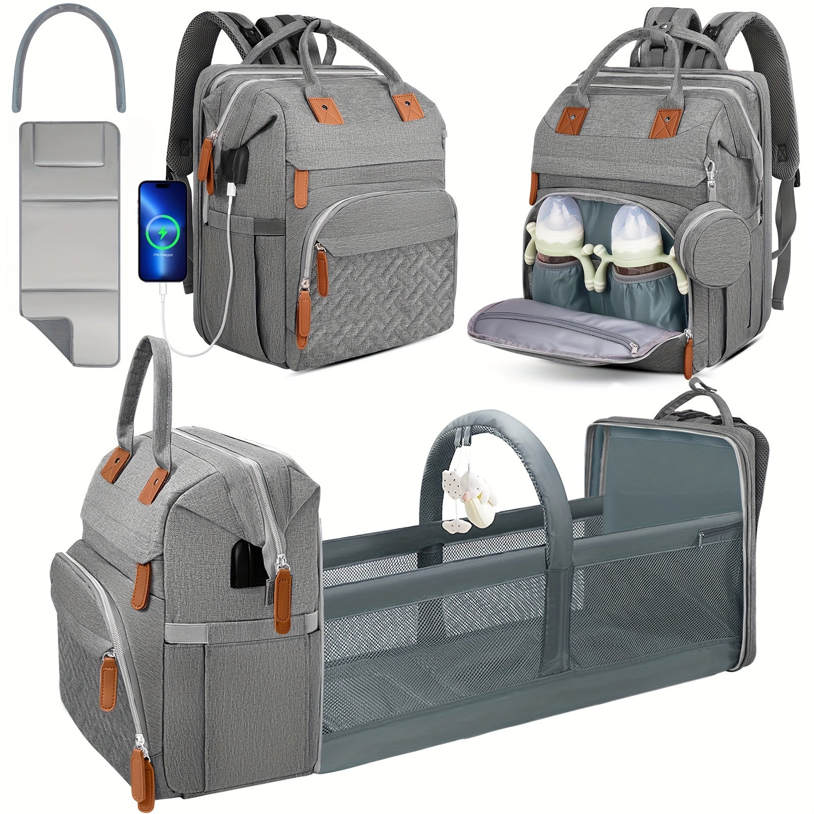 Nurture Nest™ - Ultimate Travel Diaper Bag For Parents