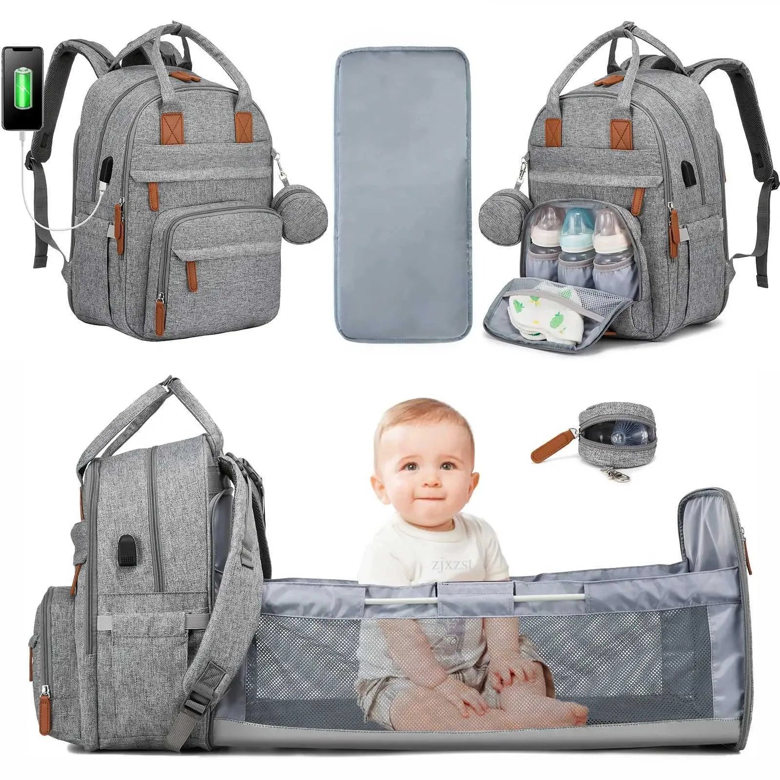Nurture Nest™ - Ultimate Travel Diaper Bag For Parents