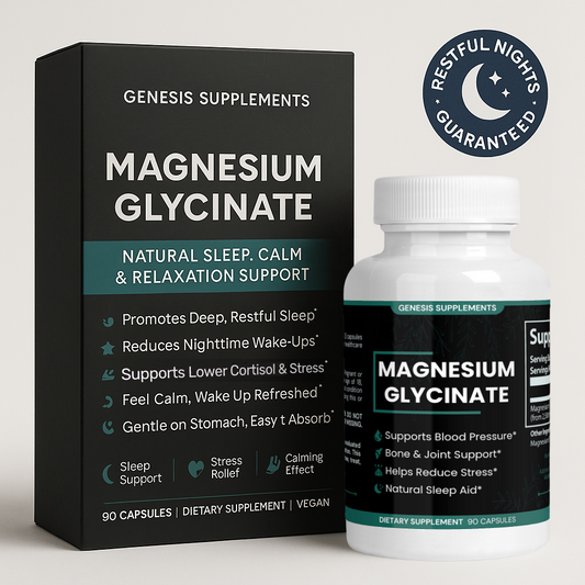 Magnesium Glycinate™ - Sleep, Stress, Calming Support